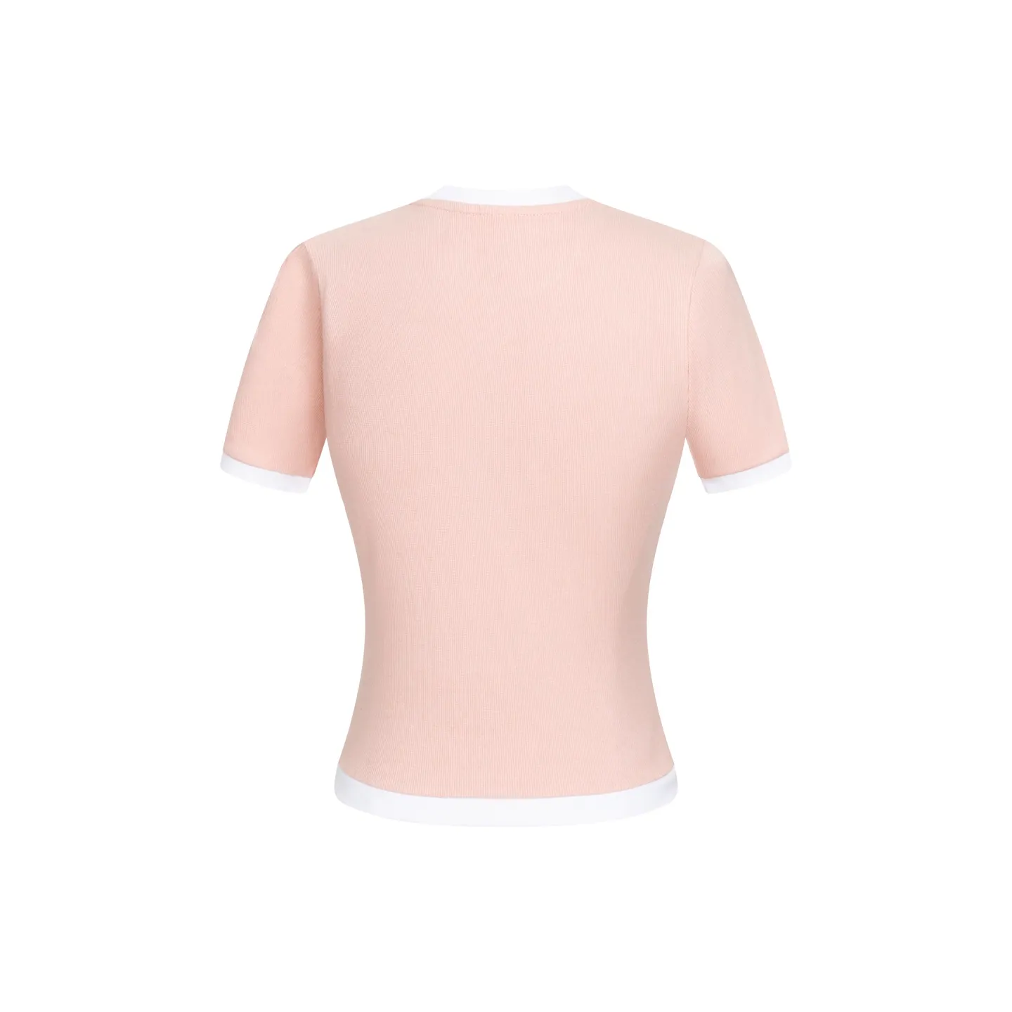 adidas clover slim short-sleeved T-shirt Classic White with Black three stripes, simple and recognizable✨. The knitted fabric is Breathable and skin-friendly, making it super comfortable to wear in spring and summer! The short slim fit easily shows off your body curves, and the round neck design is Versatile, suitable for daily leisure or sports. Pair it with a high-waisted skirt and jeans to easily achieve a cool or retro sporty look. It is a must-have and practical item in your wardrobe! Style number: A 178# Color: White Pink Size: M L XL XXL